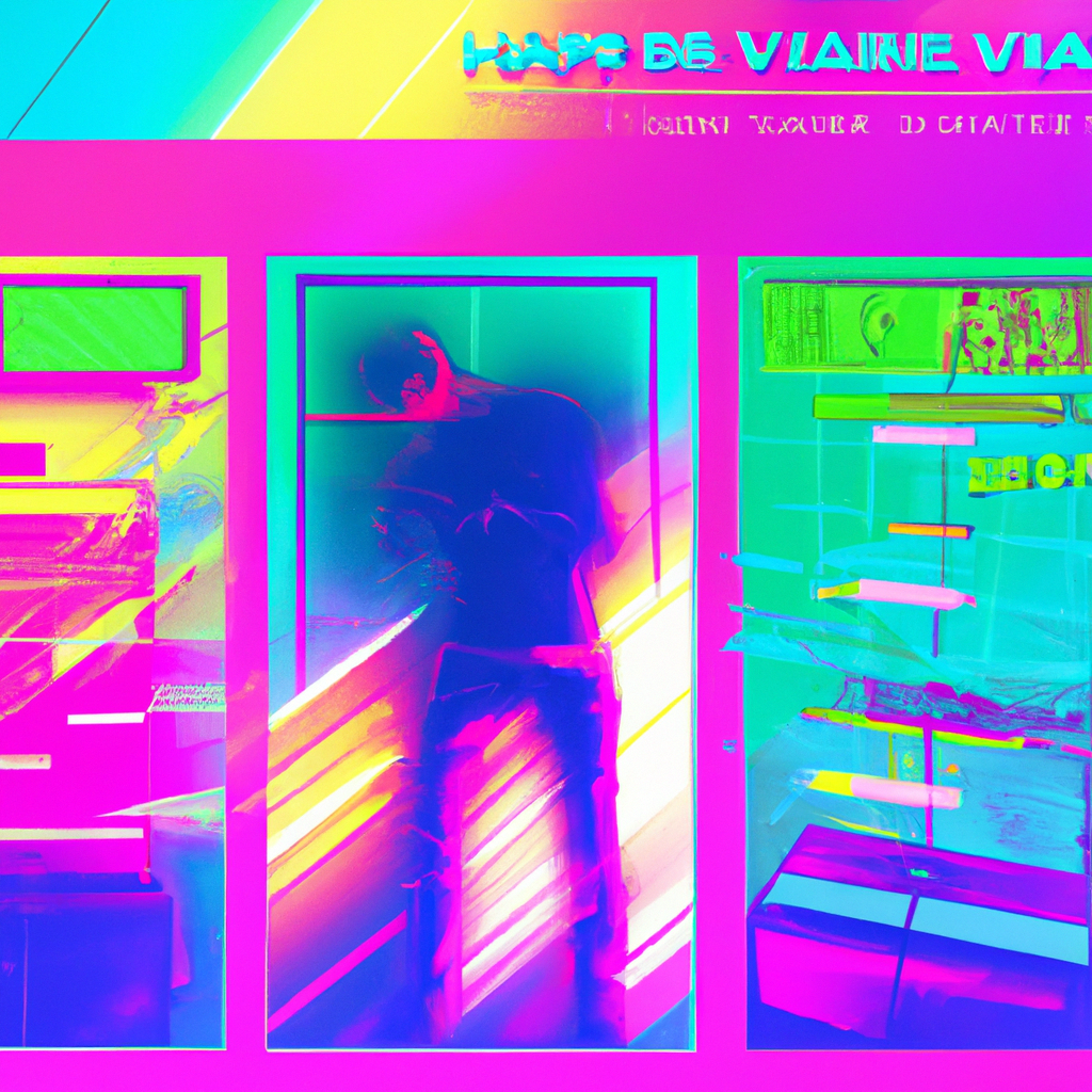 ArcadeNexus hero — stylized vapor arcade collage
